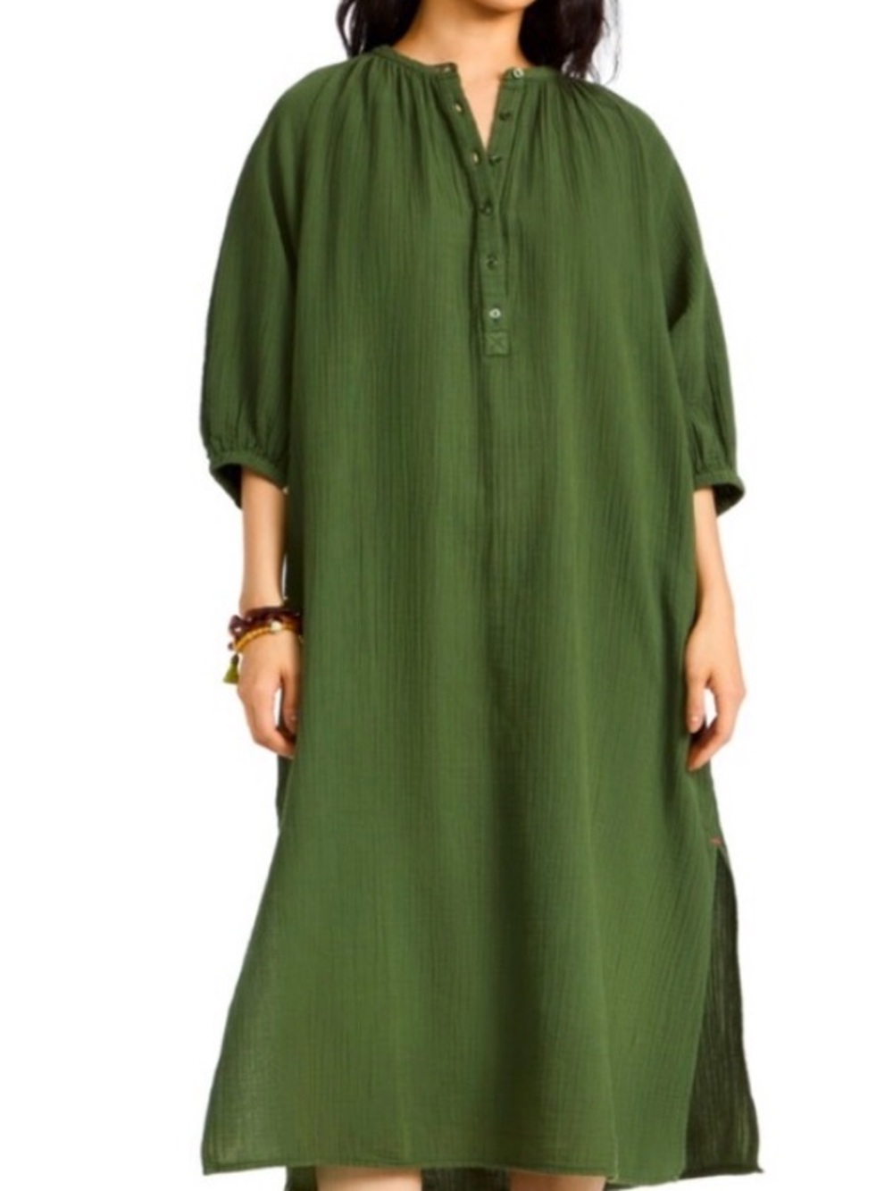 Sundry Henley Midi Dress